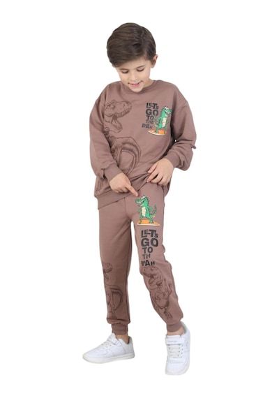 Erdem Kıds Erkek Çocuk Dinozor Baskılı Pijama Takımı İki İplik Eşofman Takımı Okul İkili Takım Tarçın Tarçın Erdem Kıds Erkek Çocuk Dinozor Baskılı Pijama Takımı İki İplik Eşofman Takımı Okul İkili Takım Tarçın Tarçın
