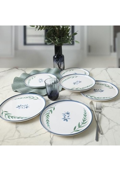 Daphne Pasta Tabağı 22 Cm 6 Adet 22923 Açık