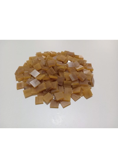 Kapiçino Kare Vitray Cam Mozaik Taşı - Sanatsal Mozaik İçin Yaklaşık 10 X 10 Mm