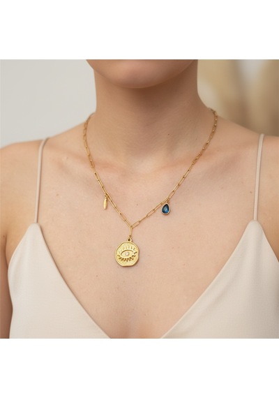 Eclipse Charm Kolye Çok Renkli