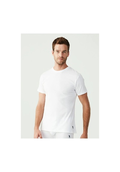 U.s. Polo Assn. Erkek 2'li Yuvarlak Yaka Atlet 001