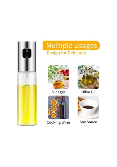 Yağ Püskürtücü Şişe, 100 Ml Sirke Püskürtücü, Sos Spreyi, Izgara, Zeytinyağı Cam Şişe, Mutfak, Pişirme, Diğer