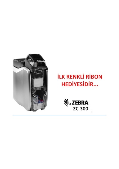 Zebra Zc300 Kart Baskı Makinesi