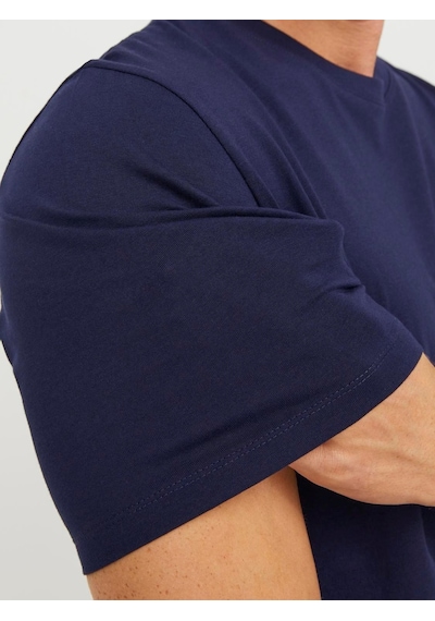 Jack & Jones Jjepaulos Tee Ss Crew Neck Noos Erkek T-shirt-27878-lacivert Lacivert Jack & Jones Jjepaulos Tee Ss Crew Neck Noos Erkek T-shirt-27878-lacivert Lacivert
