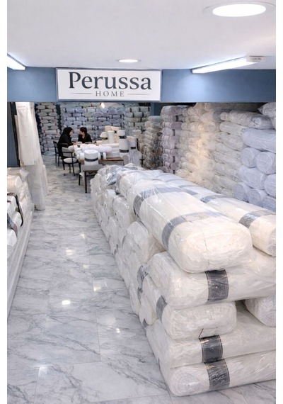 Perussa Home Birinci Kalite Saten Ekru Güneşlik En X Boy Ekru