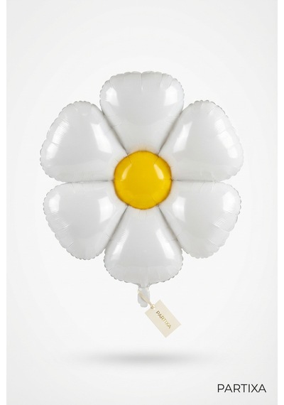 Papatya Folyo Balon 40x50 Cm Bahar Yaz Çiçek Temalı Doğum Günü Parti Süsü Çok Renkli
