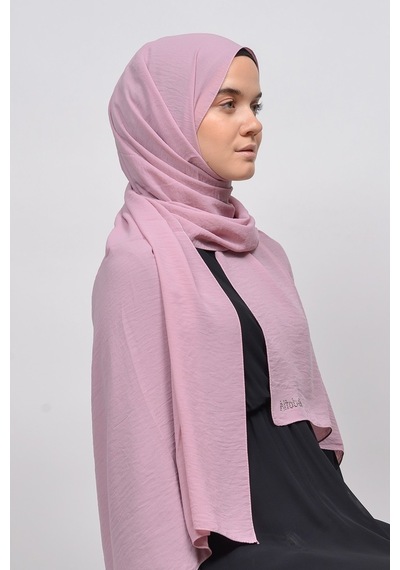 Altobeh Caz Krep Tesettür Kadın Şal - Koyu Pembe