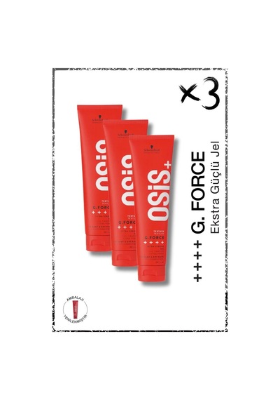 Osis G.Force Güçlü Tutucu Jel 3 x 150 ML