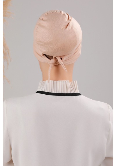 Melodi Scarf Tesettür Geçmeli Bağcıklı Viskon Likralı Dikişsiz Bone Krem Krem Melodi Scarf Tesettür Geçmeli Bağcıklı Viskon Likralı Dikişsiz Bone Krem Krem