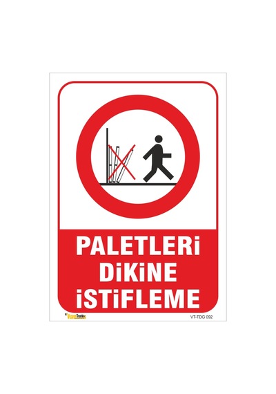 Paletleri Dikine Istifleme - Isg Levhası