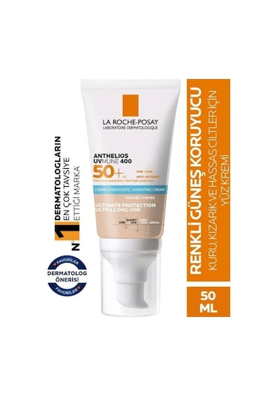 La Roche Posay - Anthelios Uvmune Spf50 Nemlendirici Güneş Kremi 50 Ml - Renkli 3337875797689