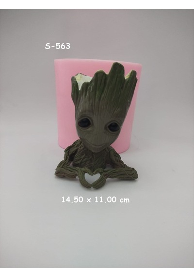 Groot Saksı No: 3 Silikon Kalıp