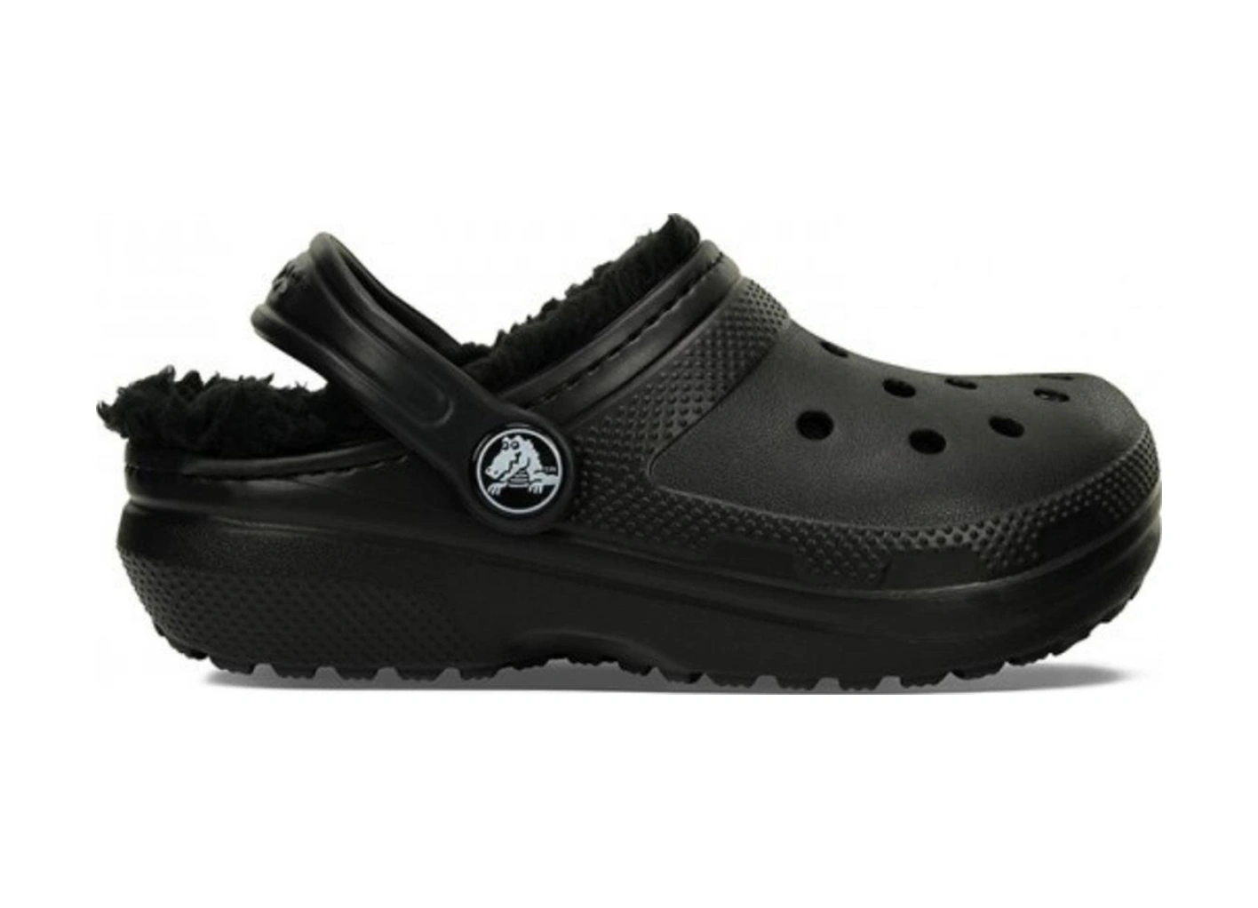 Crocs Classic Lined Clog T Siyah Çocuk Terlik-10992 Black/black