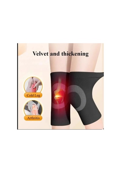Longkoushı 1 Çift Rahat Kışlık Termal Dizlik, Kalın Peluş Astarlı Ve Yumuşak, Rüzgar Geçirmez Xxl