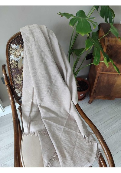 Koltuk Örtüsü Balıksırtı Siyah 175 X 210 Diğer