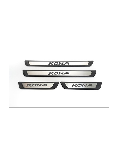Hyundai Kona Krom İç Kapı Eşiği 4 Prç