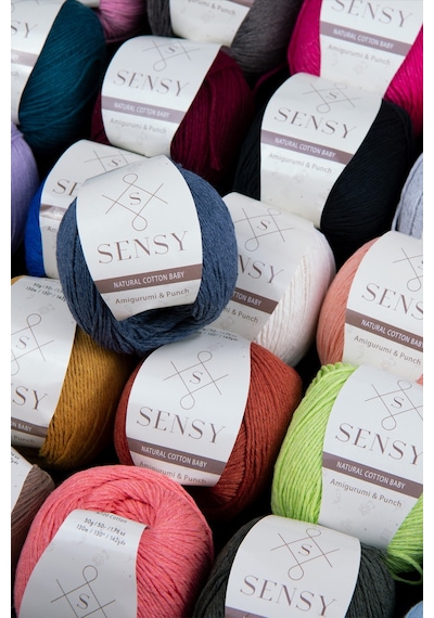 Premium Amigurumi Ipi Punch Panç Baby Soft Cotton 50 Gr Örgü Ip Sarı