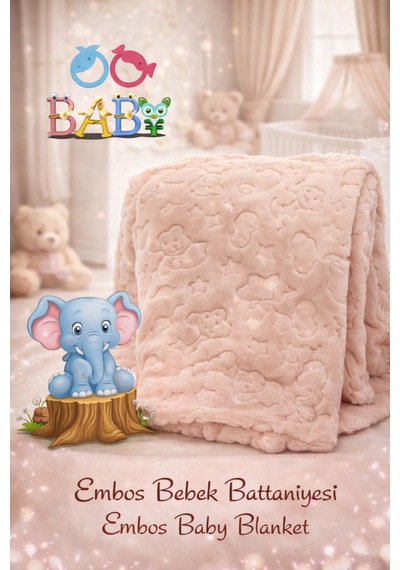 Welsoft Premium Bebek Battaniyesi 100x120 CM Özel Çantası İle Hediye İçin Uygundur Açık Kahverengi