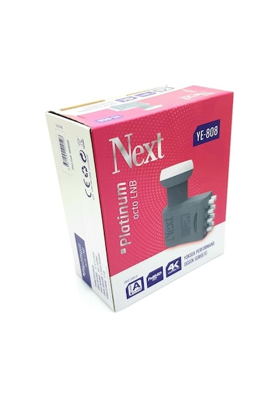 Next YE 808 Platinum Octo 0.1DB Full HD 4K 8' Li Lnb