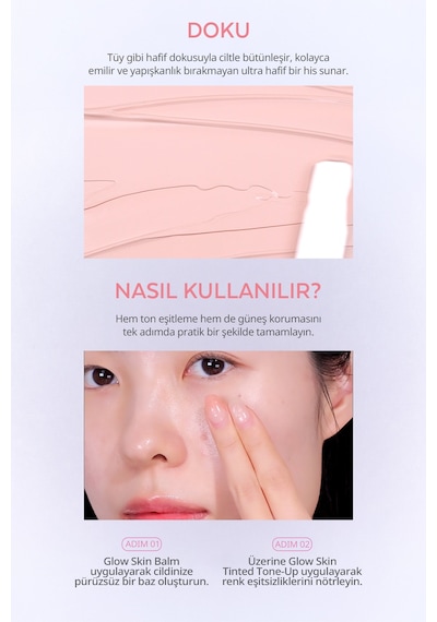Missha Glow Skin Tinted Tone-Up Sun Pürüzsüzleştirici Aydınlatıcı ve Ton Eşitleyici Güneş Kremi SPF50+ Pa++++ 30 ML