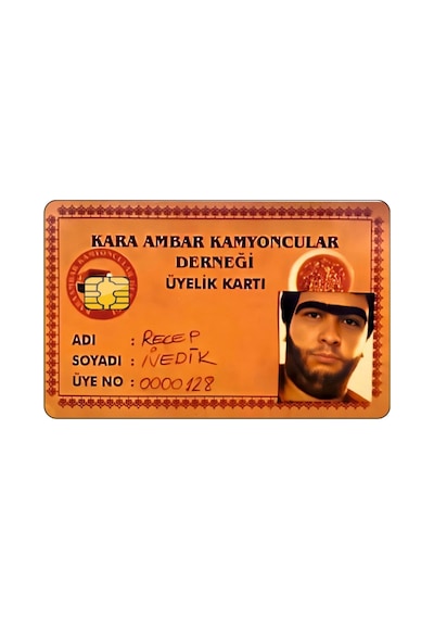 Kara Ambar Kamyoncular Derneği Kredi Kartı Kaplama & Sticker