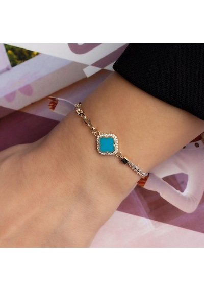 Firuze Lotus Çiçeği BL0033 Sarı Altın