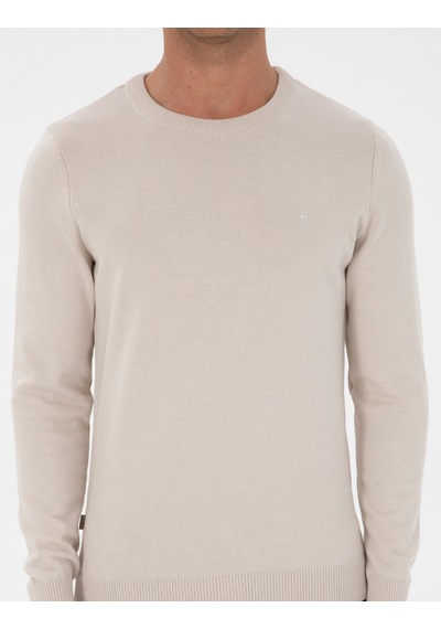 Pierre Cardin Erkek Krem Kazak /triko 50315509-vr071 Krem