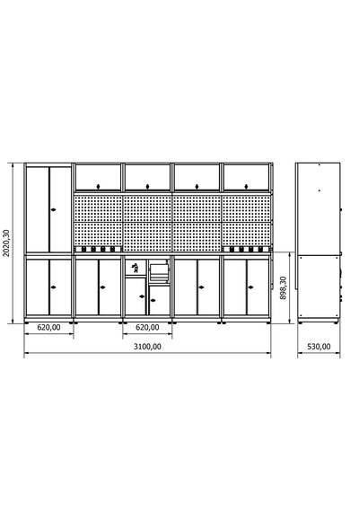 MT-1023 Modüler Çalışma Tezgahı -