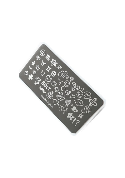 Nail Art Stamping Baskı Plakası S05