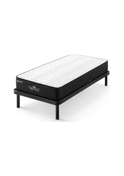 Niron Nova Simple Karyola Ve Yatak Seti 90x200 Cm Paket Yaylı Yatak Ve Metal Karyola Takımı Niron Nova Simple Karyola Ve Yatak Seti 90x200 Cm Paket Yaylı Yatak Ve Metal Karyola Takımı