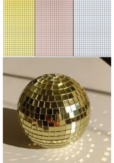Buffer Kare Gold Cam Mozaik Fayans Çıkartmaları, Pra-13113459-0210 Diğer