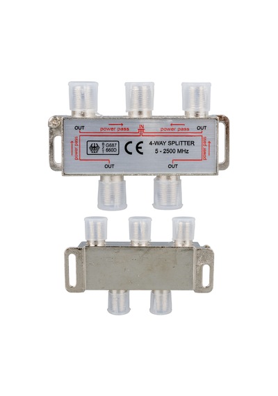 1/4 Splıtter 5-2500 Mhz Mag Uydu Spiletter Sinyal Çoğaltıcı