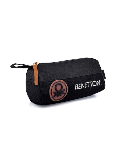 United Colors Of Benetton Retro Erkek Çocuk Oval Kalemlik - Siyah Siyah