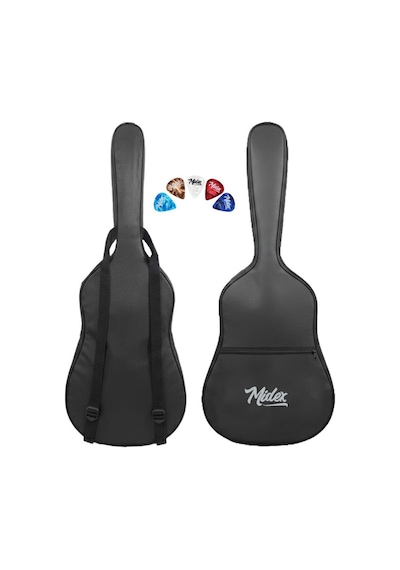 Midex Gk-30e Elektro Gitar Çantası Kaliteli Siyah Kılıf