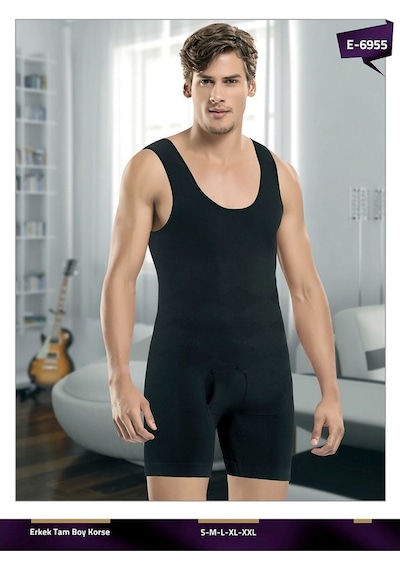 Form Fit Erkek Tam Boy Korse Toparlayıcı E-6955