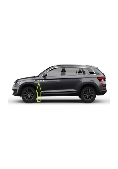 Skoda Kamiq Yan Çamurluk 3M 3D Damla Silikon Yeni Nesil Logo Ambl