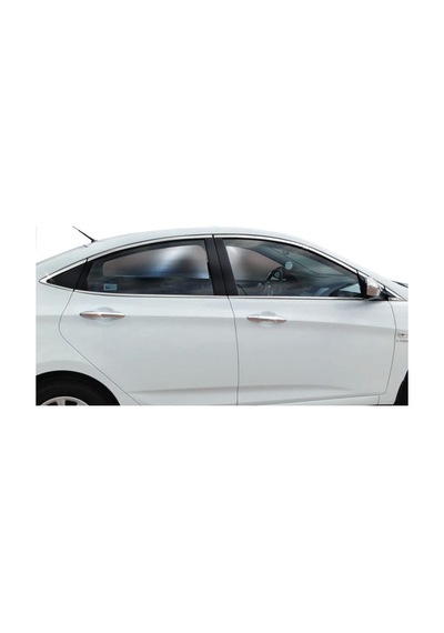 Autogp Hyundai Blue Cam Çerçevesi Kenar Çıtası Krom Tamtur 14 Parça Lb.lhy-ac320k