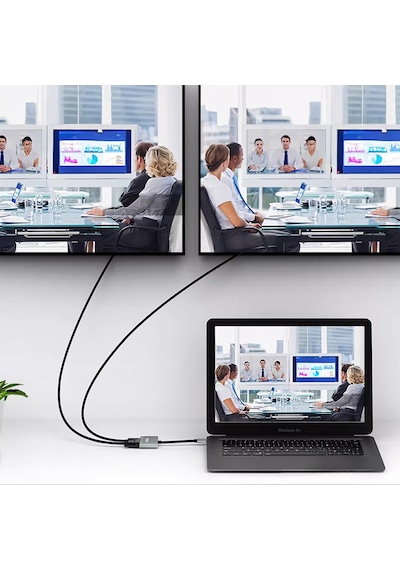 Go Des Gd-8289 Type-c To Hdmı Çevirici Adaptör 4k 60 Hz Görüntü Kalitesi Gri