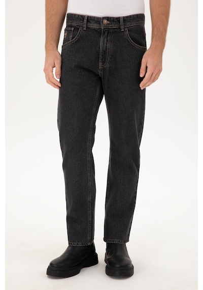 U.S. Polo Assn. Erkek Siyah Straight Fit Jean Pantolon 50296870-DN0027 U.S. Polo Assn. Erkek Siyah Straight Fit Jean Pantolon 50296870-DN0027