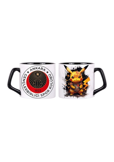 Gençlerbirliği Spor Pikachu Kupa Bardak Tek Adet 0171 Çok Renkli