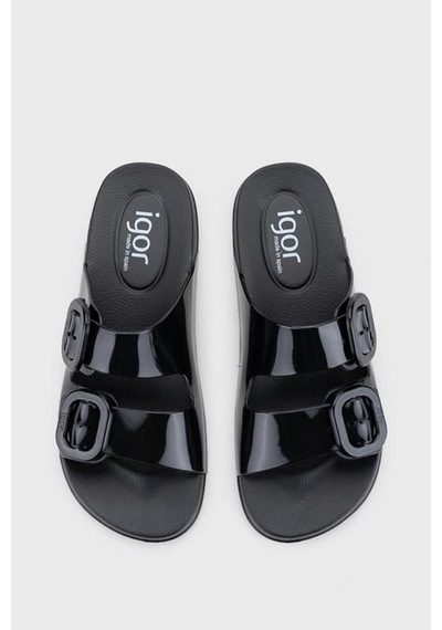 Igor İgor S10334-002 Habana Brıllo Anatomik Taban Kadın Terlik Siyah 36-41 Siyah