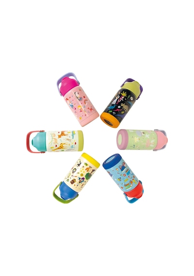 Floss&rock Paslanmaz Çelik Pipetli Suluk Dino 48p6016 Çok Renkli