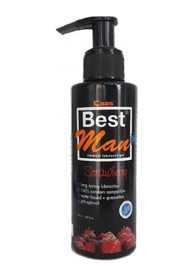Best Man 150ml. Büyük Boy Çilekli Lubricant Jel