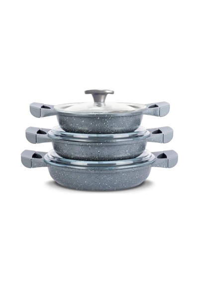 Thermoad 3 Lü Sahan Seti 18-20-22 Cm Döküm Sahan Seti