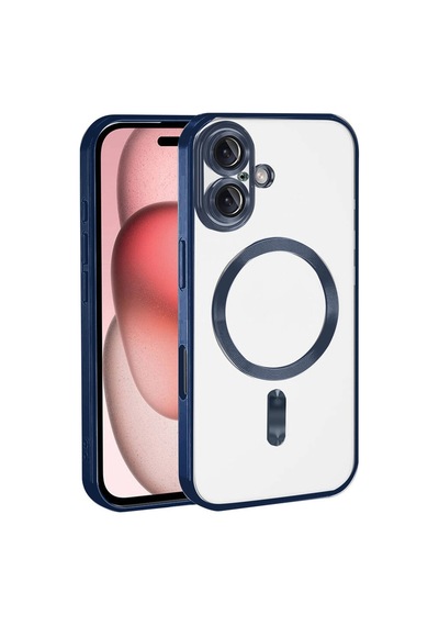 Apple iPhone Uyumlu,  17 Kross Magneticsafe Kapak - Lacivert