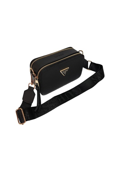 Valens Çanta Valens Deri Kutu Clutch Model El Çantası Siyah - Altın