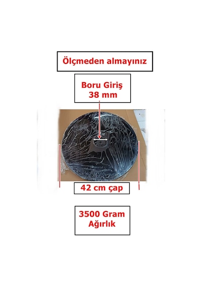 Vantilatör Yedek Parça 42 Cm Taban Ağırlık 3.5 Kg