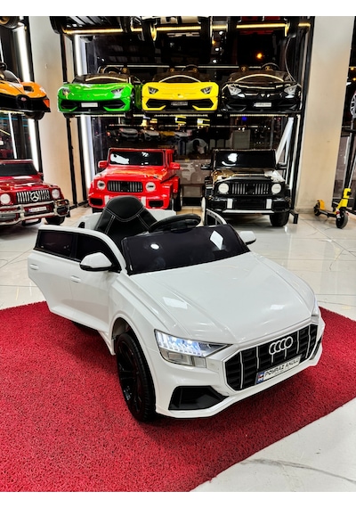 Audi Q5 12v Akülü Araba 0-5 Yaş Beyaz