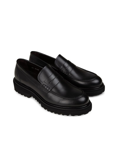 Deery Erkek Hakiki Deri Siyah Loafer - F6528msyhp01 Siyah