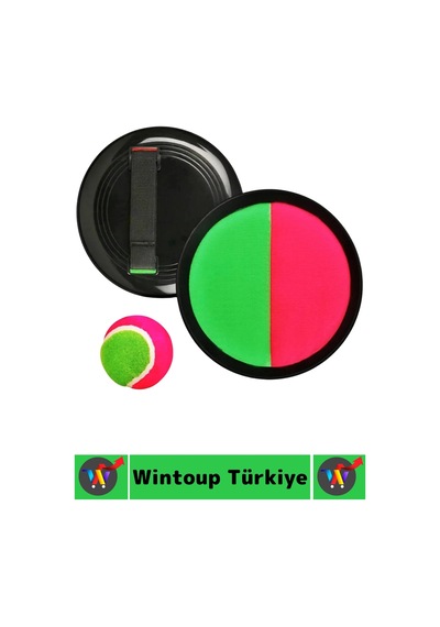 Çocuk Yetişkin El Göz Koordinasyon Gelişimi Yapışkan Cırtlı Top Yakalama Eğlenceli Catch Ball Oyunu